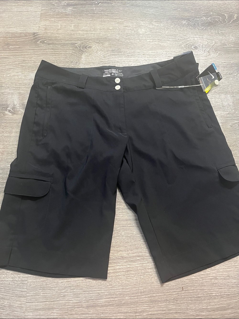 Nike Women's Black Cargo Golf Shorts